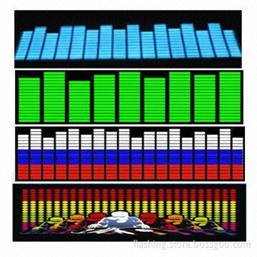 Hot selling neon equalizer car sticker